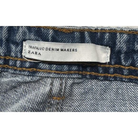 ZARA Women’s Size 4 Distressed Cut Off Shorts Embroidered Sexy Festival Boho - Picture 8 of 11